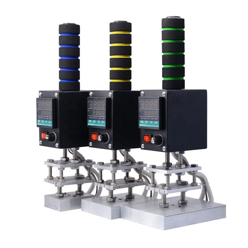 Handheld Custom Logo Stamp Digital Hot Stamping Machine for Leather Wood Branding