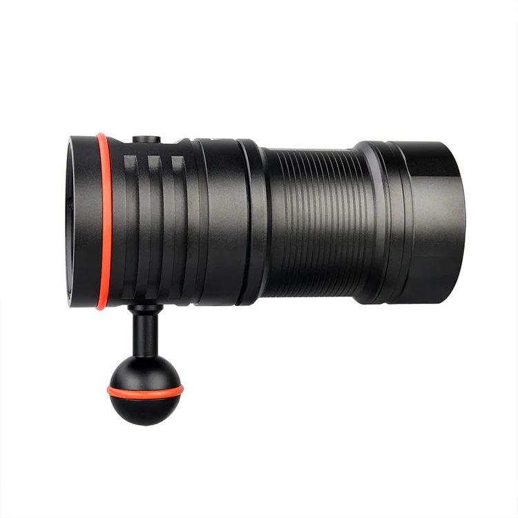 Trustfire DF50 floodlight Spotlight Red Light and UV Dive LED Light 6500LM Scuba Camera Photography Torch Flashlight