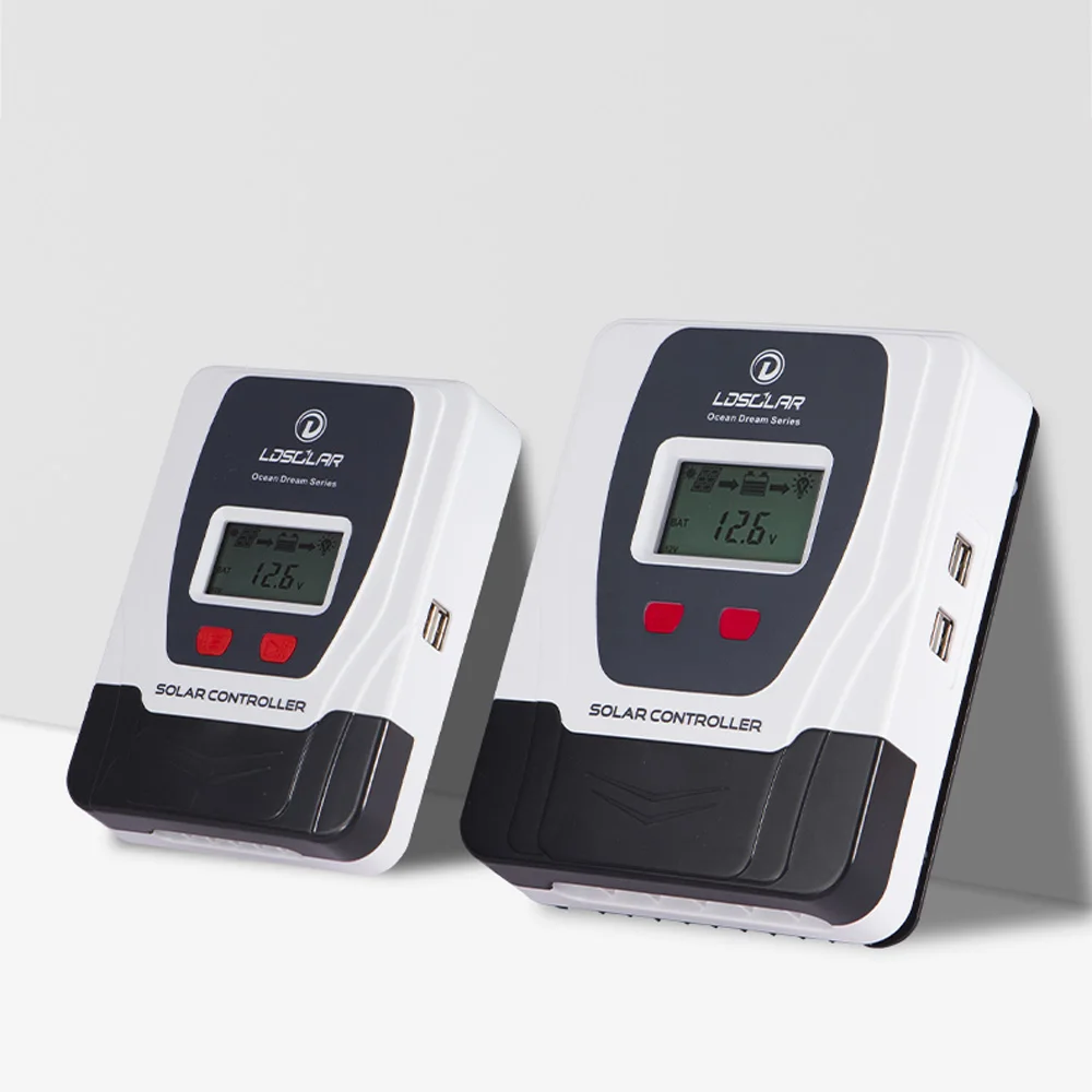 Chinese supplier 50A solar charge controller 12v 24v 48v pwm with waterproof IP32