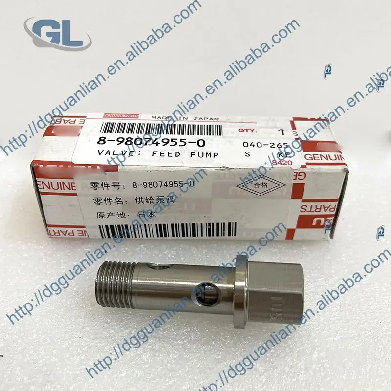 Подлинный и новый клапан насоса подачи топлива 8-98074955-0 8980749550 для 4HK1 6HK1 HP3 294000-0039