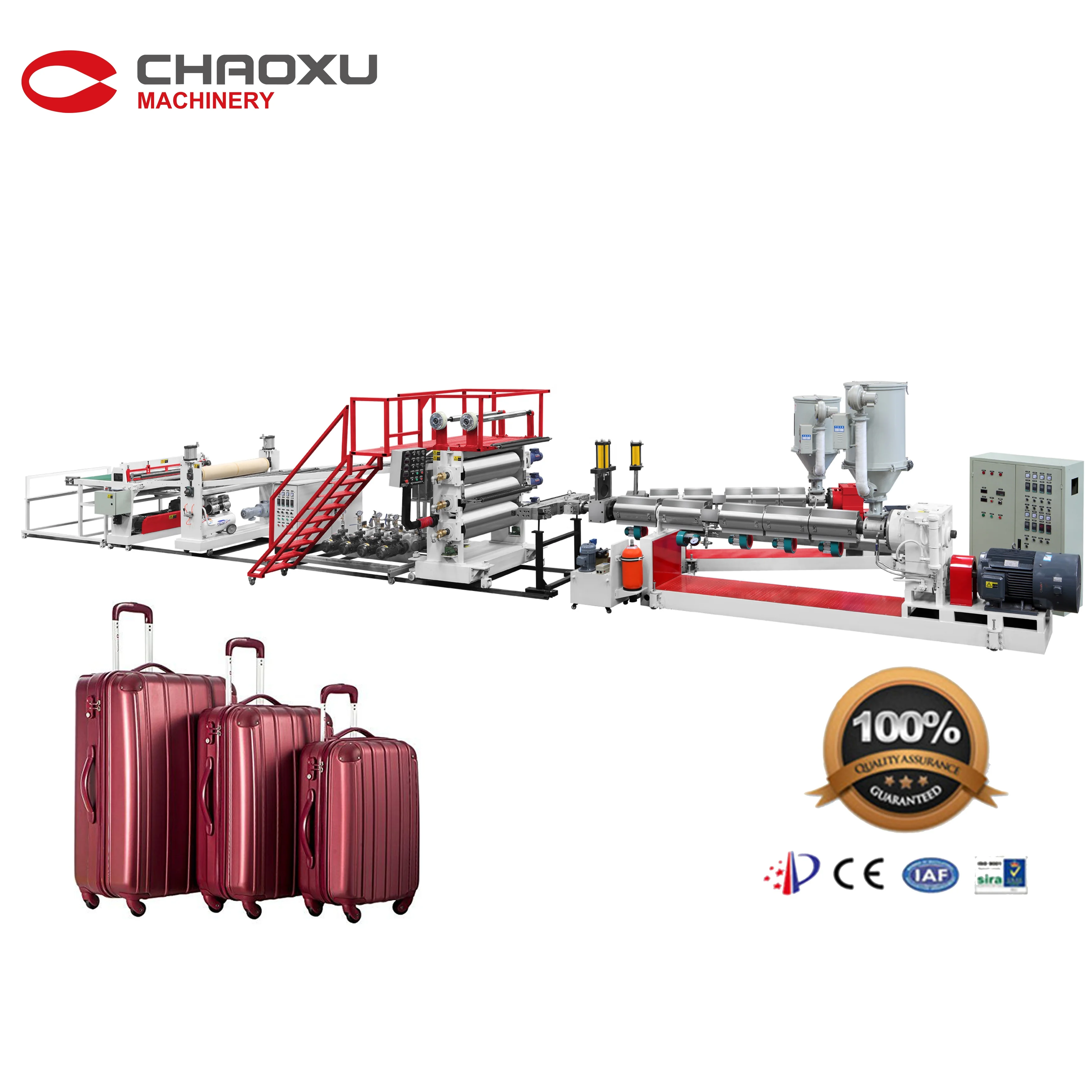 PC ABS Plastic Sheet Extruder Machine Plastic Processing Machinery