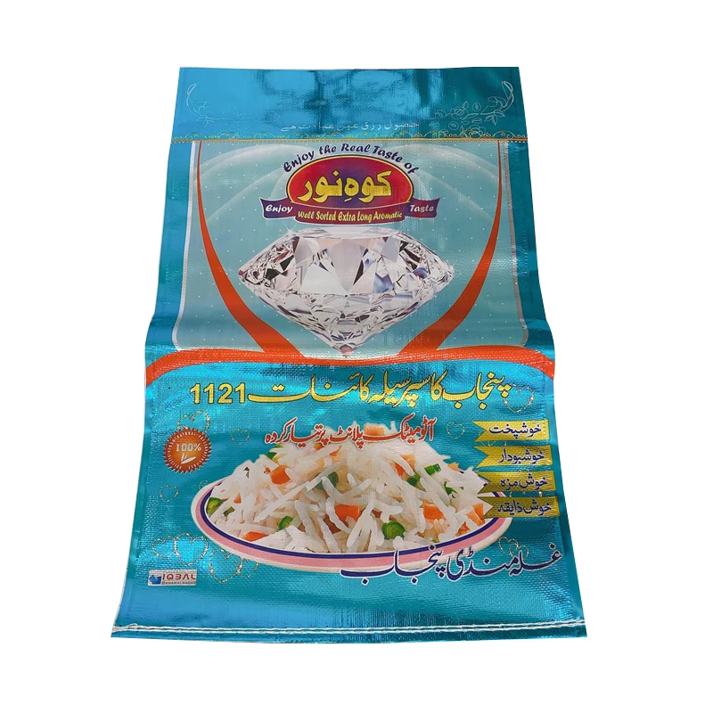 
Manufacturer Polypropylene Pp Woven Rice Bags Sack For Grain Flour Food Feed Bopp Laminated 