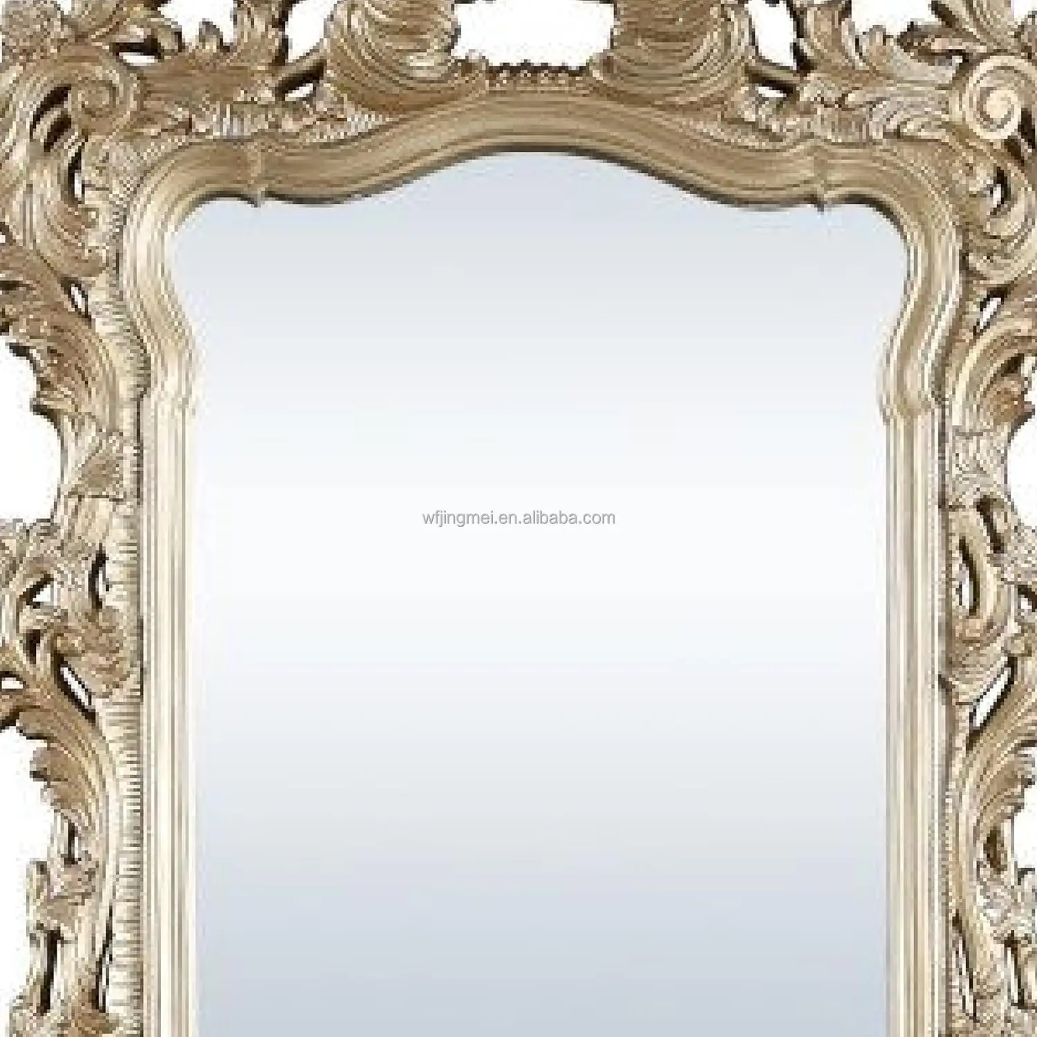 Wall tempered glass Mirror, Ornate Carving