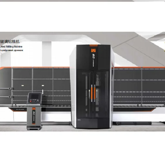 Automatic Vertical  Glass Drilling and Milling Machine