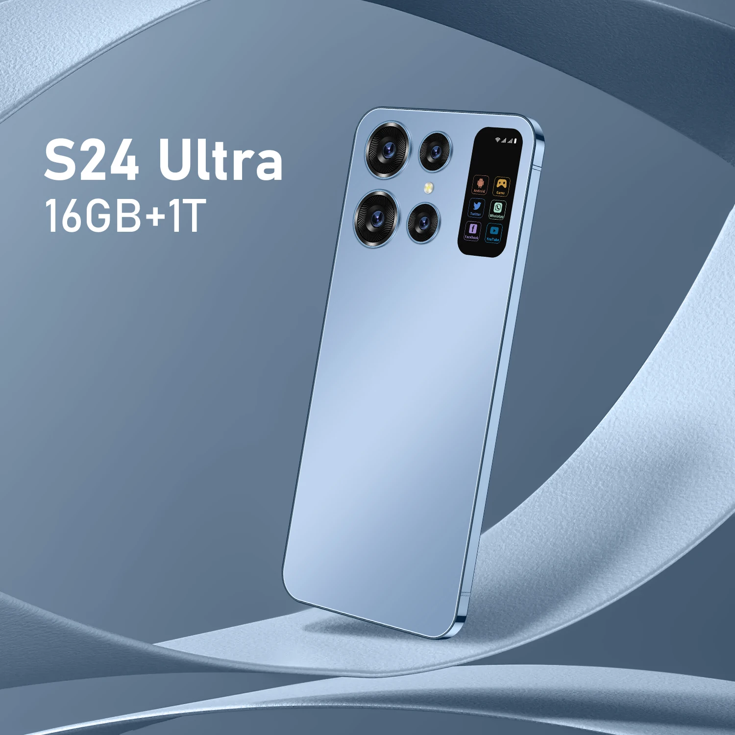 Оригинальный сотовый телефон S24 + Ультра 16 ГБ 512 смартфон 7 дюймов разблокированная двойная карта 5G телефоны Android 13