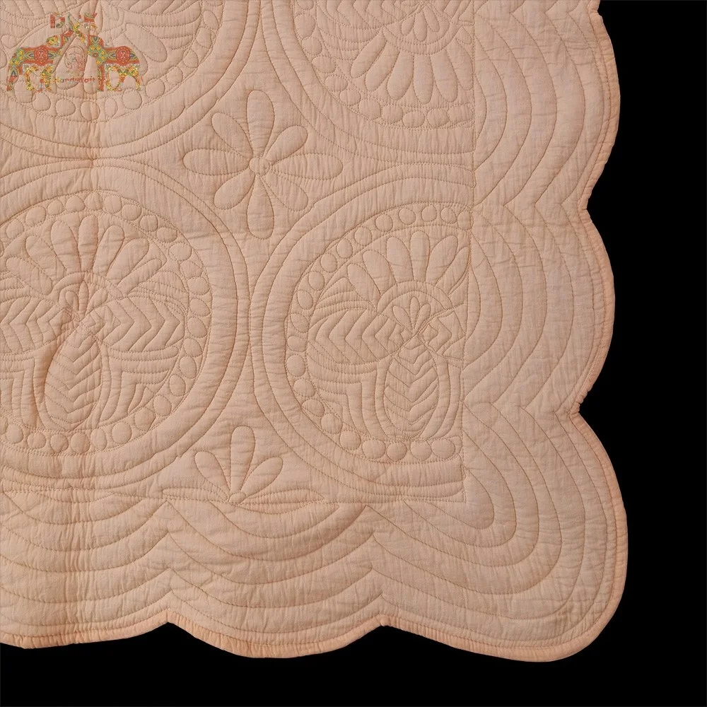 Soft 100% cotton Baby Quilt heirloom baby quilt crib bedding set machine cot Quilt baby blanket