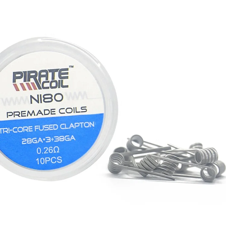 Пиратральная катушка «сделай сам», катушка для вейпа, нихромовый трехжильный плавленый ватт clapton coilvape 28 г * 3 + 38 г, катушка для вейпа clapton