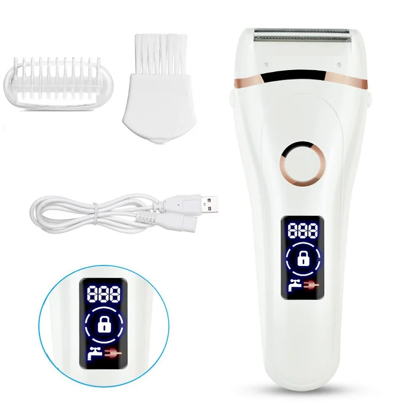 2021 shaver epilator Bikini Trimmer New Portable Electric Lady Skin Shaver Device Epilators For Women