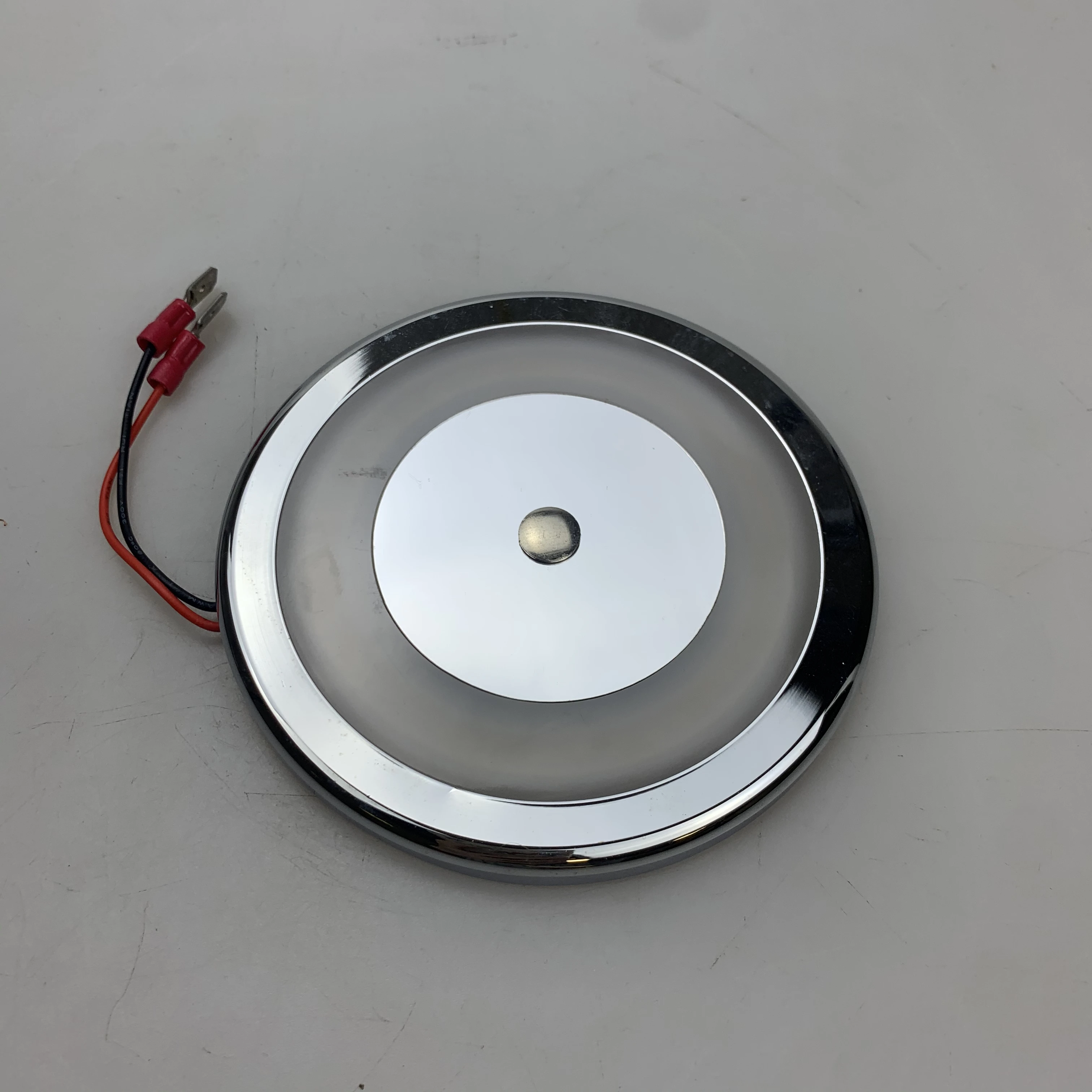 Boat Rechargeable  Round Shape Ceiling Light Rv Reading Light With Shade Touchable Dimming Yacht Lamp