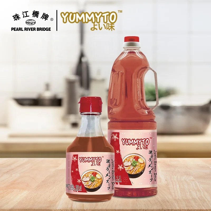 Wholesale Factory Price Jigoku Ramen Soup 1.8L bottle Ramen Soup of PRB