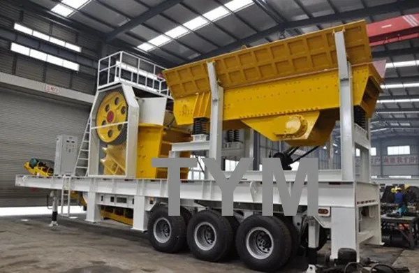 Портативная мобильная щековая дробилка для камня 400x600 оксида кальция дробильная установка станция