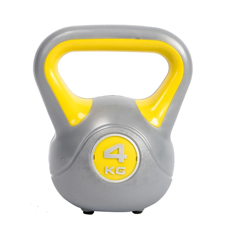 Custom High Quality Power Training WeightLifting Colorful Plastic Sand Kettlebell
