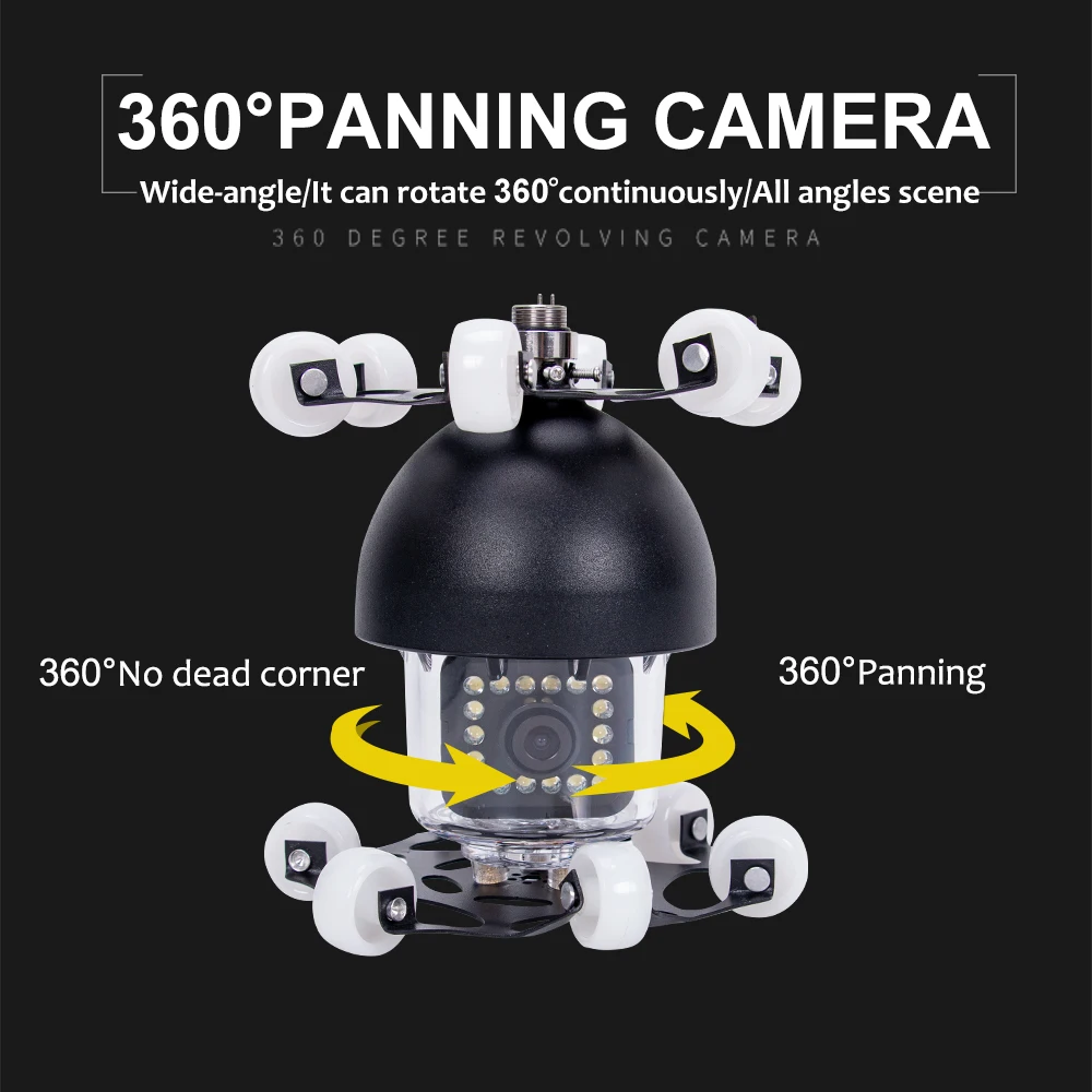 360 Degree Rotating Pipe Camera 20m Push Cable for Pipeline Inspection System