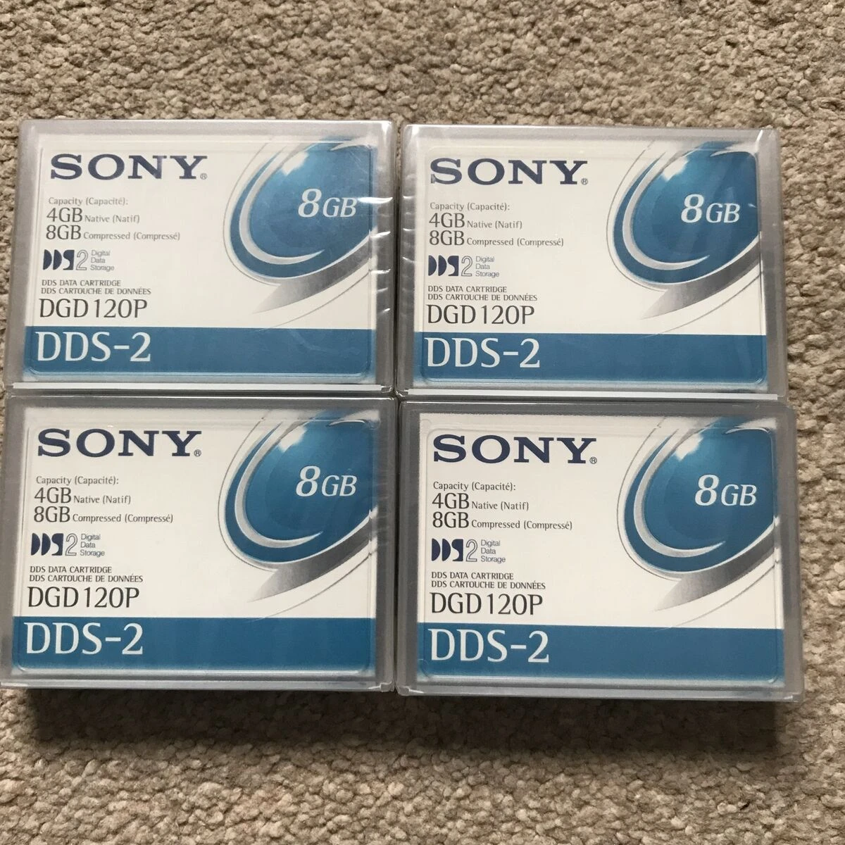 DGD120P 4/8 ГБ 4 мм 120M DDS2 лента для передачи данных-4 Гб встроенная-8 ГБ сжатый