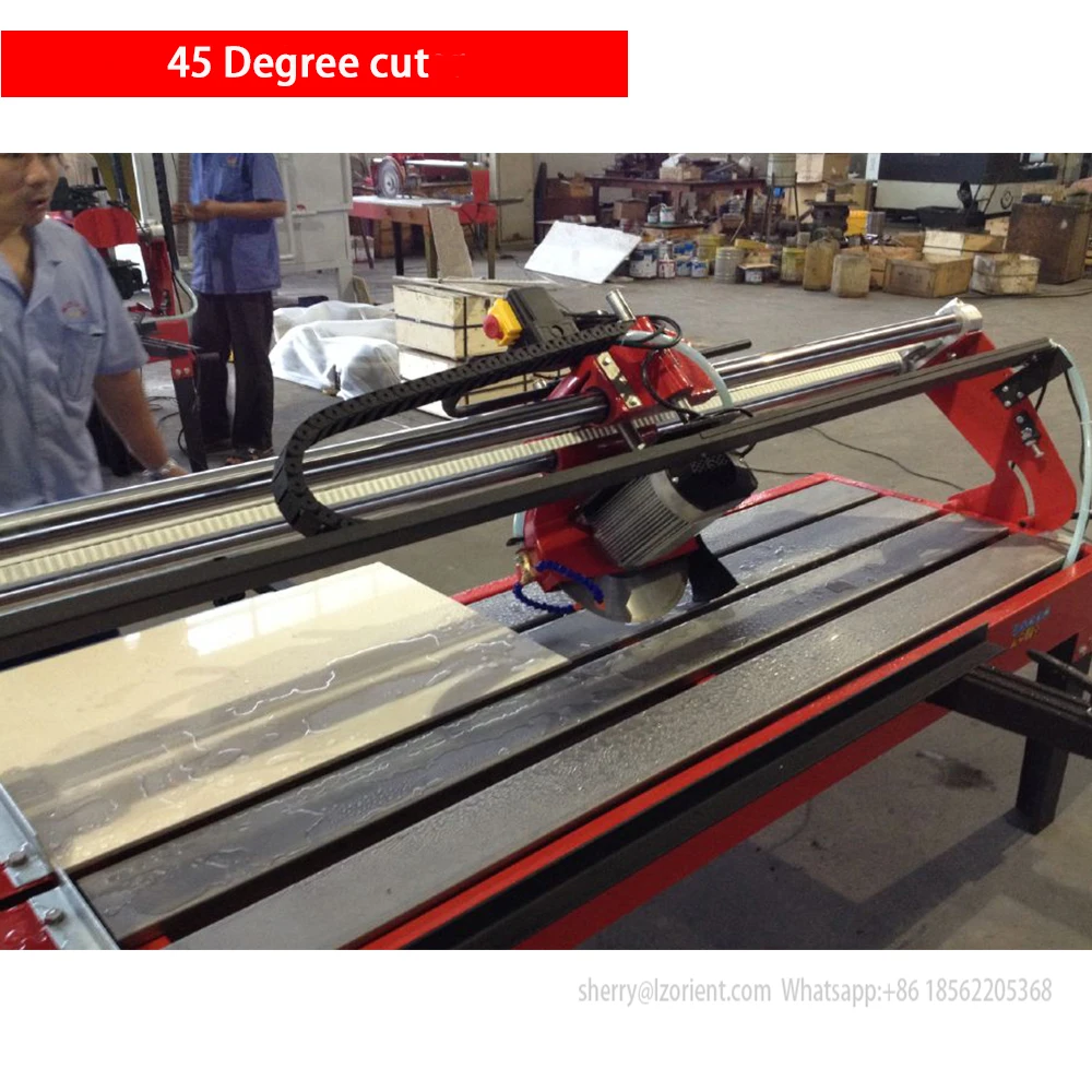 Cutting Machine 1200-2000mm Marble Granite Ceramic Tile Band Saw Stone Manual Marble 120mm Cutting Thickness (max.) 0-45 2000mm