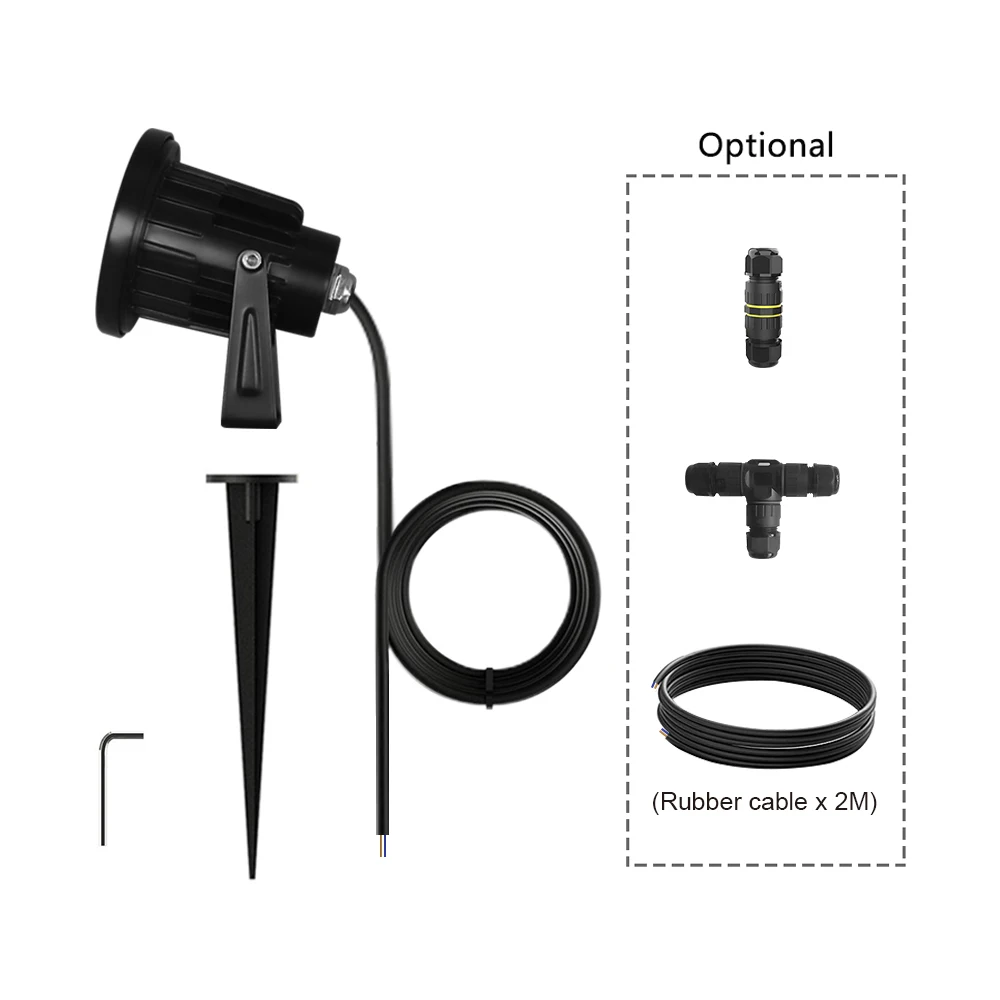 GL-G-003P Gledopto Smart LED Flood Light Wireless Dimmable Zigbee Garden Lights Terncy Home Compatible Homekit Outdoor Lights 7W