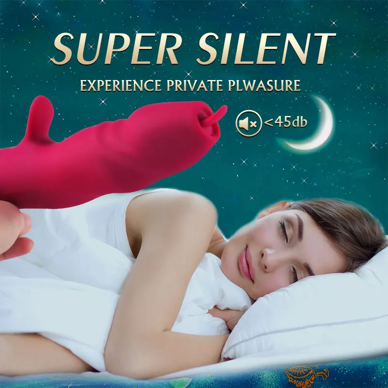 Sunfoo Sexual Tongue Clit Licking Vibrator Vibrating Tongue Lick Sex Toy Clitoris Stimulation Tongue Vibrator For Woman