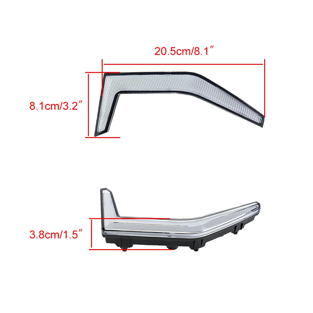 LED Front Signature Accent Light Grille Lamps For Kawasaki Teryx KRX 1000 2020 2021 2022