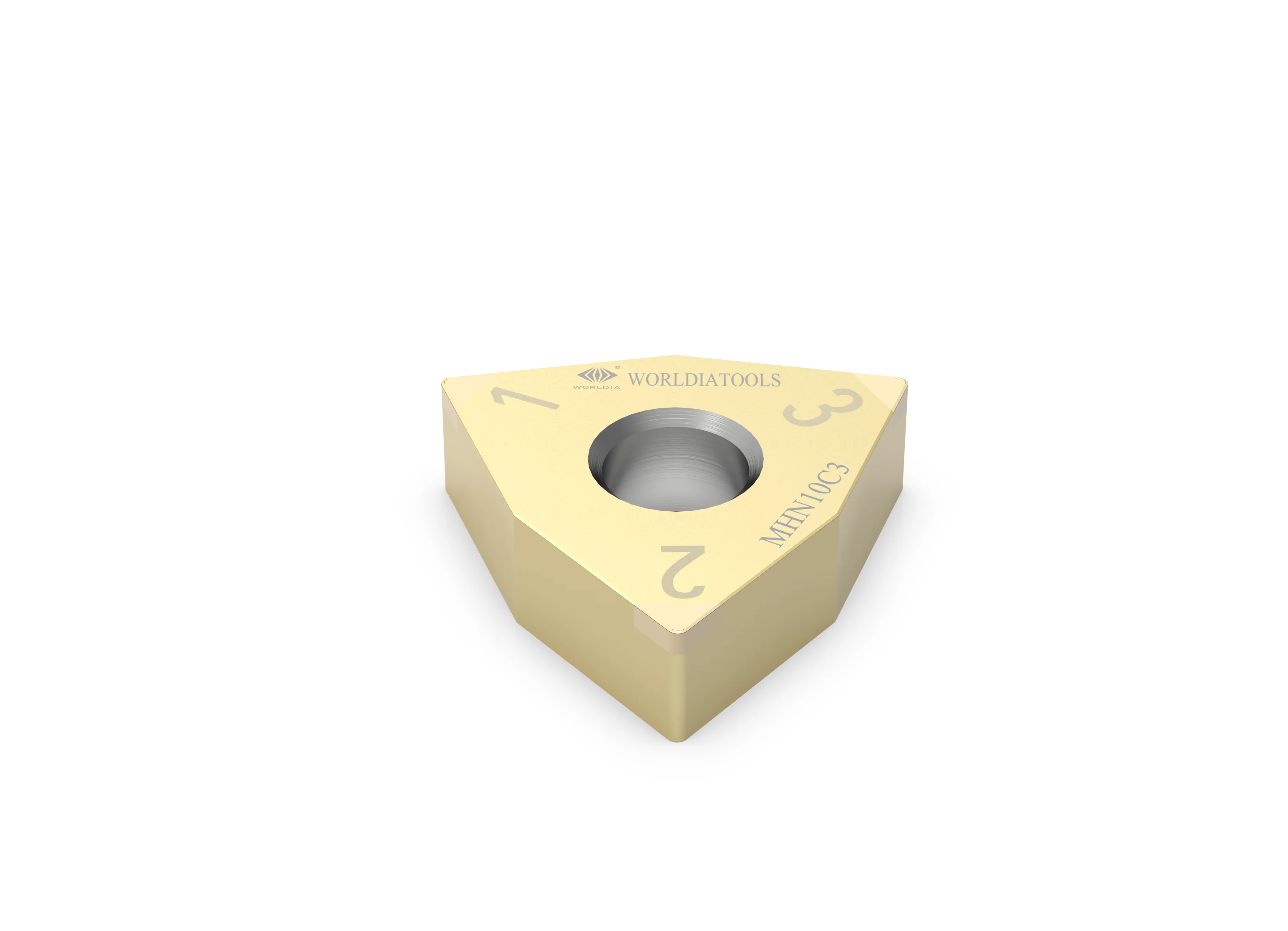 Diamond CBN tool WNGA060404-3N 3 tips MHN10C for light interrupted CNC cutting insert