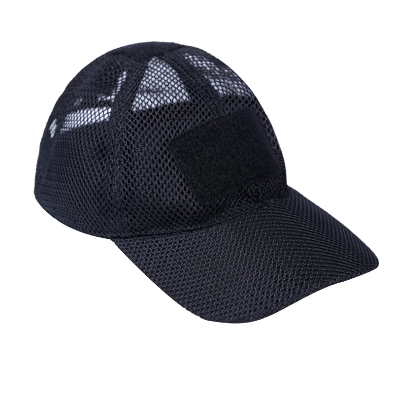 Wosport Hot Sale Adjustable Baseball Cap Mesh Cap With Patch Outdoor Sport Cap