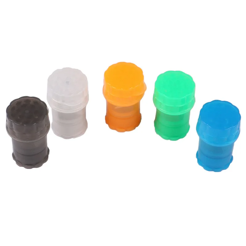 Manufacturers recommend wholesale easy to carry pocket led light cheap acrylic plastic 36MM smoke herb grinder