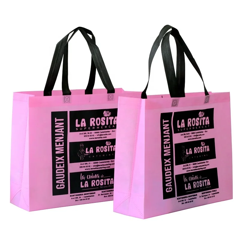 Cheap price custom design foldable reusable non-woven shopping tote bag