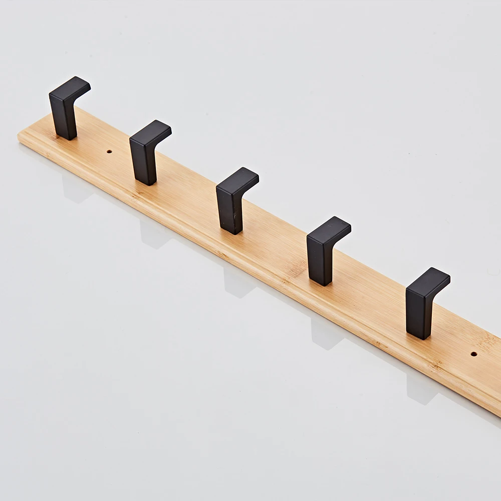 Rustic Wall Coat Rack Clothes Hangers Simple Home Decorative Bedroom key key wall hanger wood