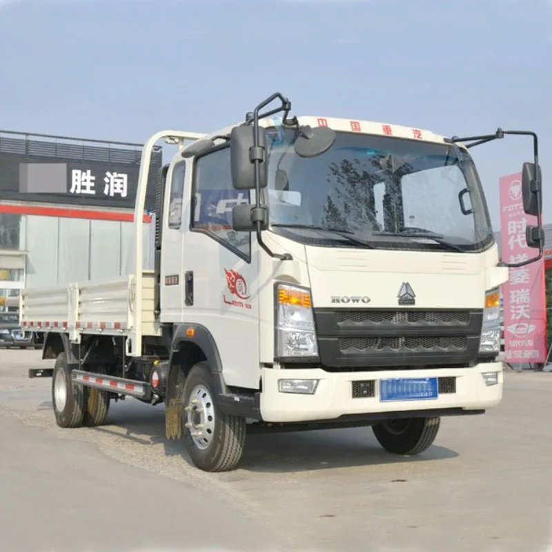 China Sinotruk 4 Ton 9 Ton Mini Cargo Box Tipper 4x2 6x4 Small Cargo Trucks For Sale