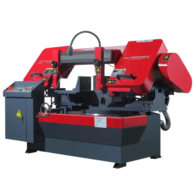 
Easy to Operate 0 to 45 degree angle rotate metal cut band saw machine GB4028X 