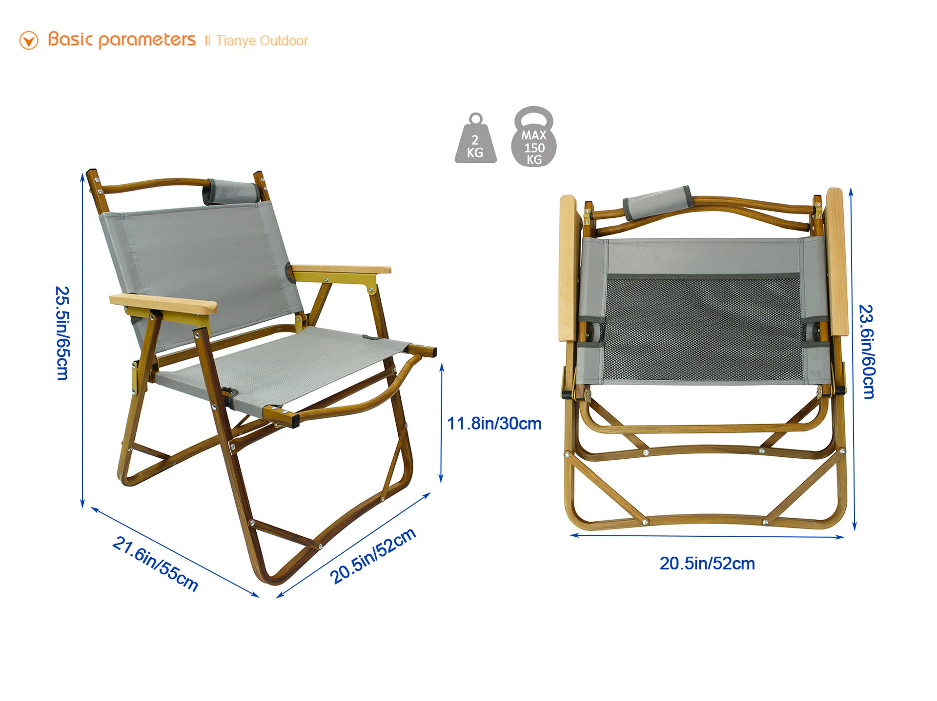 600D Oxford Outdoor Aluminum Frame Bench Handle Foldable Beach Camping Fishing Chair