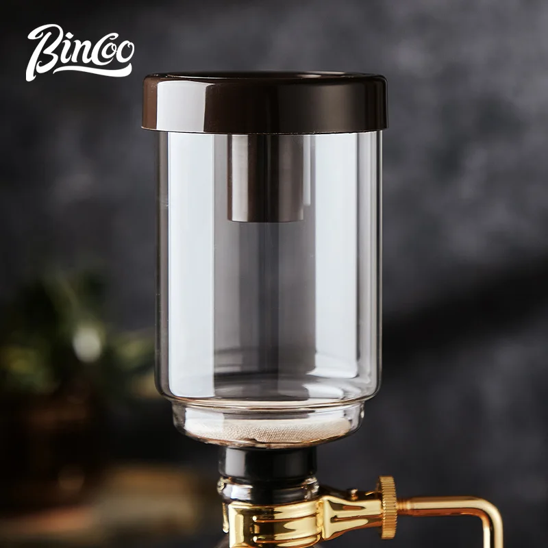 Bincoo 3 Cups 5 Cups Tabletop Siphon Gravity Coffee Maker Set Gift Glass Siphon Syphon Coffee Tools