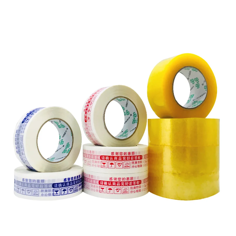 Hot Sale Clear Pressure Sensitive Bopp Box Waterproof Strong Sticky Sealing Tape For Packing Carton