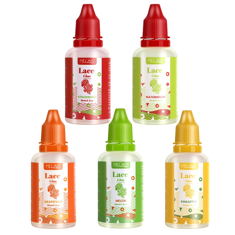 Oem Waterproof Ultra Strong Hold Hair Glue Strawberry Scented Wig Adhesive Melt Lace Glue