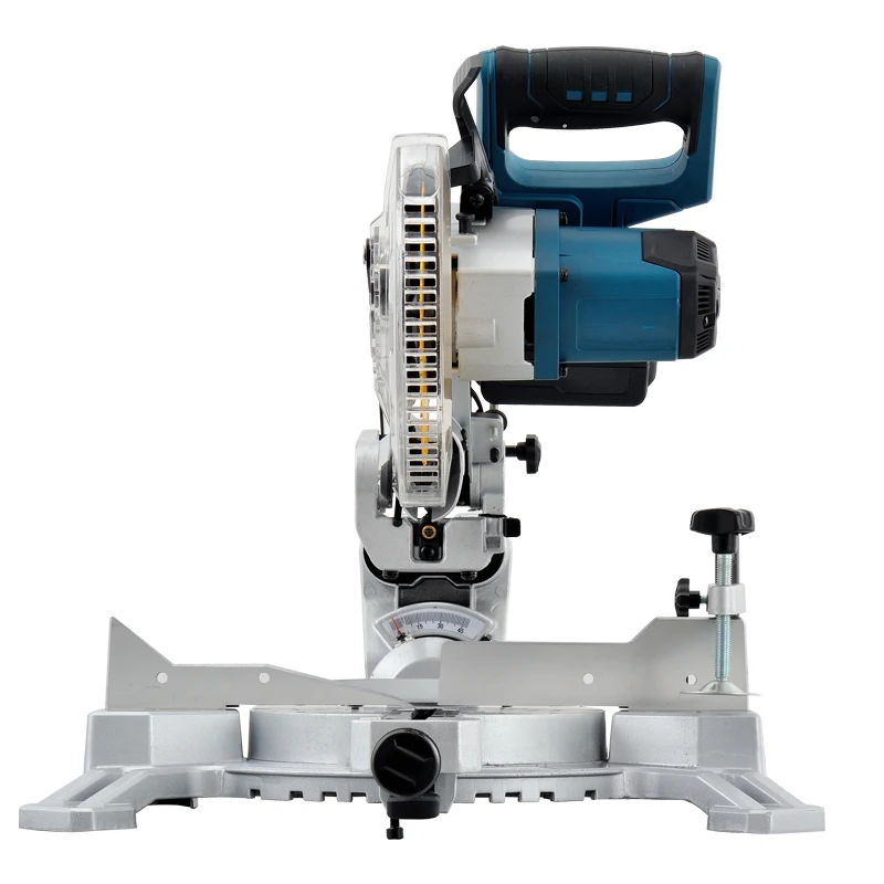 
LUXTER Compound Sliding Li-lion Cordless Miter saw Single Bevel With Laser Mitre Saw For Woodworking And Aluminium Cutting 