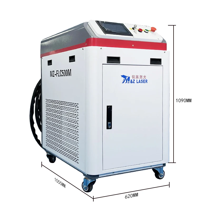 M&Z Factory Direct Portable Pulse Fiber Laser Industrial Handheld Cleaning Machine Rust Cleaning For Metal Tyre