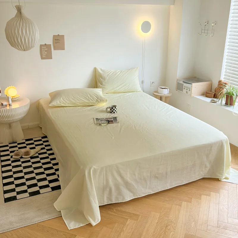 wholesale cheap polyester bedding flat sheet 3pcs bedsheets sets