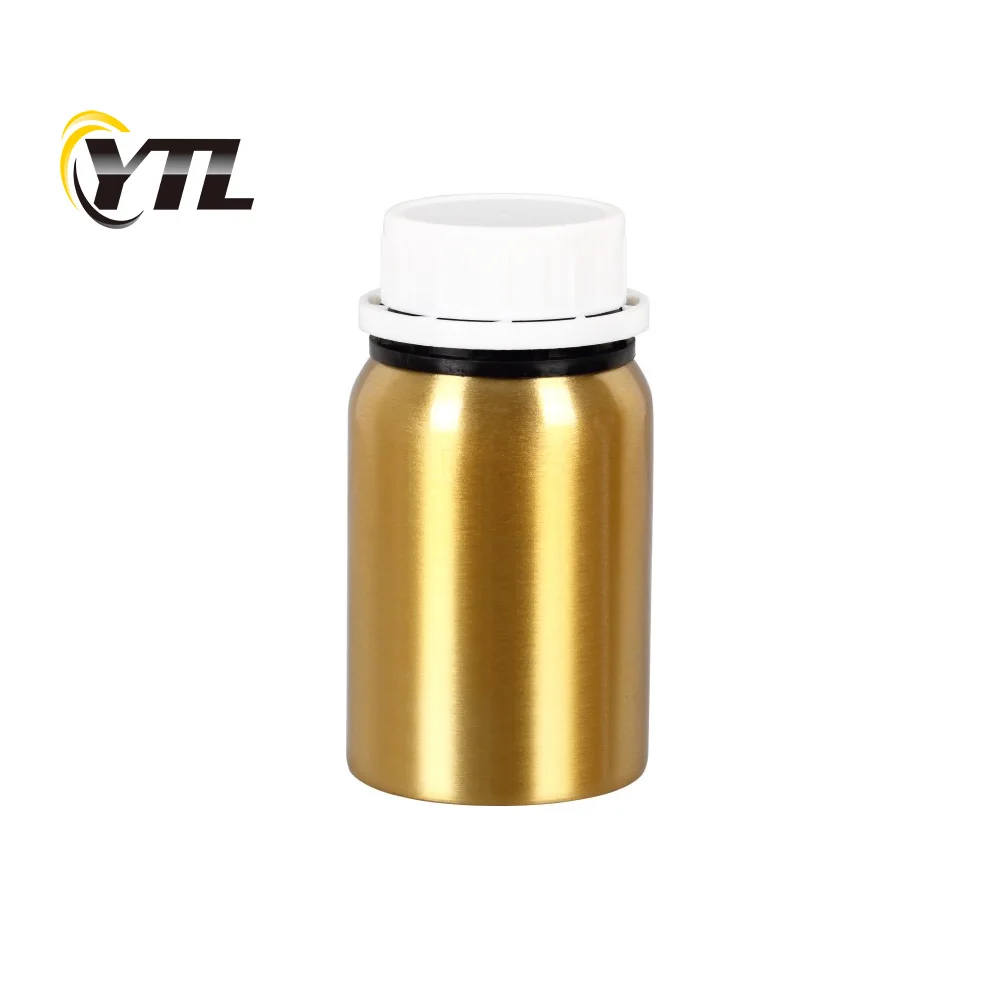 Luxury 250ml 300ml 500ml fish oil coconut oil bottle aluminium bottle with anti-theft lid