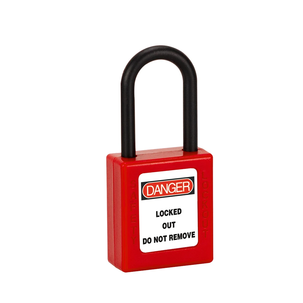 China manufacturer insulation ABS safety padlocks lockout