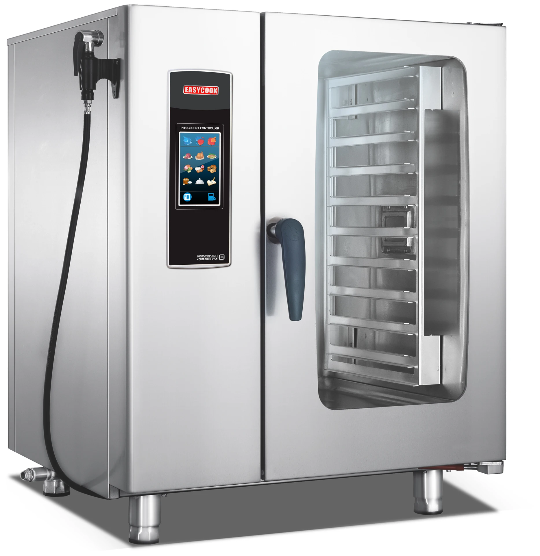 Commercial Computer Control Electric Baking Oven Electric Combi Steam Oven Bakery Equipment Multi-Function Electric Oven