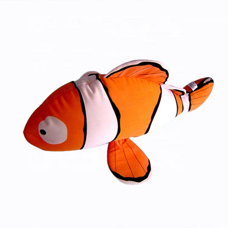 Custom Creative Simulation Goldfish Plush Toy Cute Cartoon Cat Plush Pillow Toy Gift