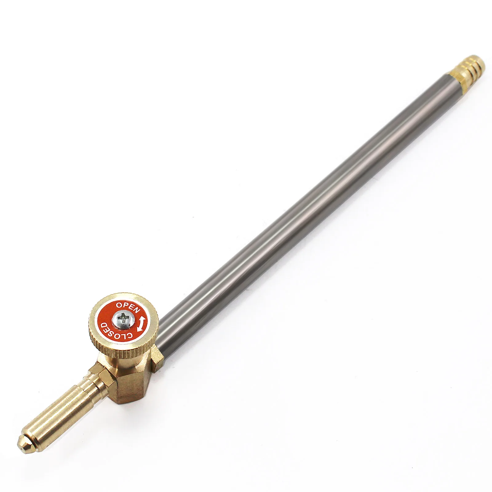 Customized Stainless Steel 304 Gas Inlet Tubing Stove Parts with Gas Control Valve Needle High Pressure Assembly with Barb