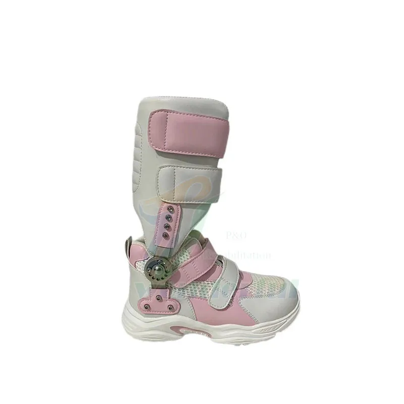 Correcting the outside  foot support sleeve orthopedic shoes splayed flat feet and heels children cerebral palsy