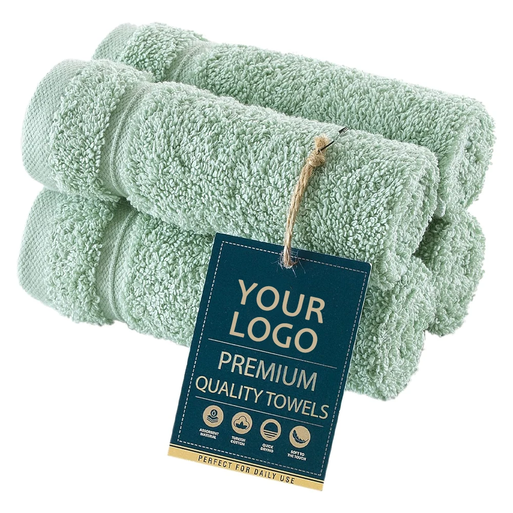 Personal Use Soft Bath Cotton Towels Outdoor Sports Bath Towels Custom Logo Size Bath Towel Set