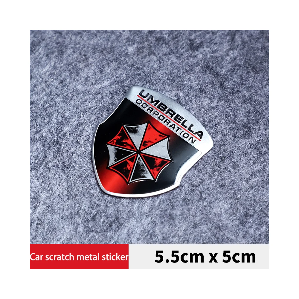 resident evil 4 Custom Brand 3D Embossed Logo Resident Evil badge Car Emblems Product wire pronoun name badges