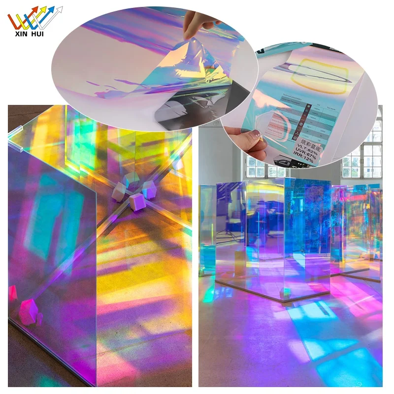 Good quality building window film anti-heat reflective privacy protection transparent Building building decorative film
