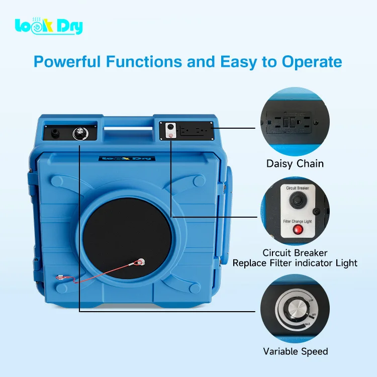Chain And Functional Cord Wrap In Four Positions Air Blower Cleaning Equipment Electric Air Machine