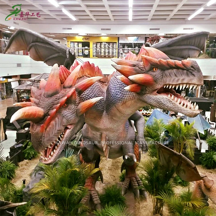 Animatronic Dragon Decoration Lifelike Dragon Statue Dragon Model Customized Dinosaur On Sale