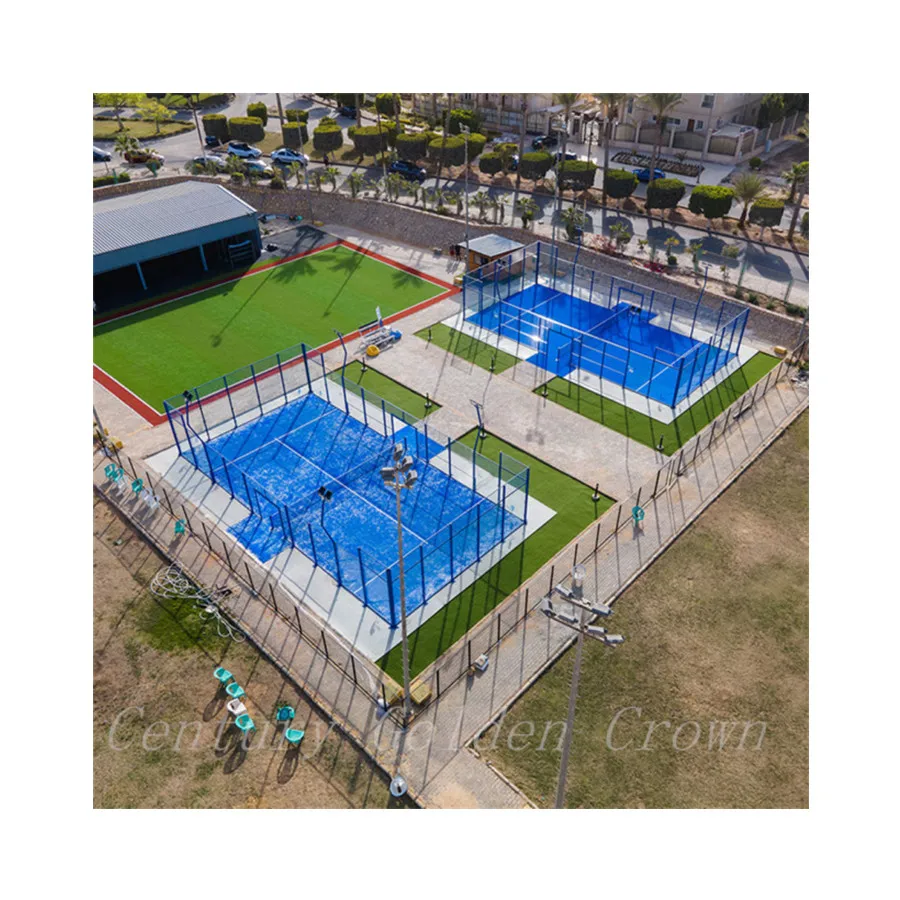 Multi Sport Flooring Sport Court Campo Da Padel /Padel Mesh With Artificial Grass