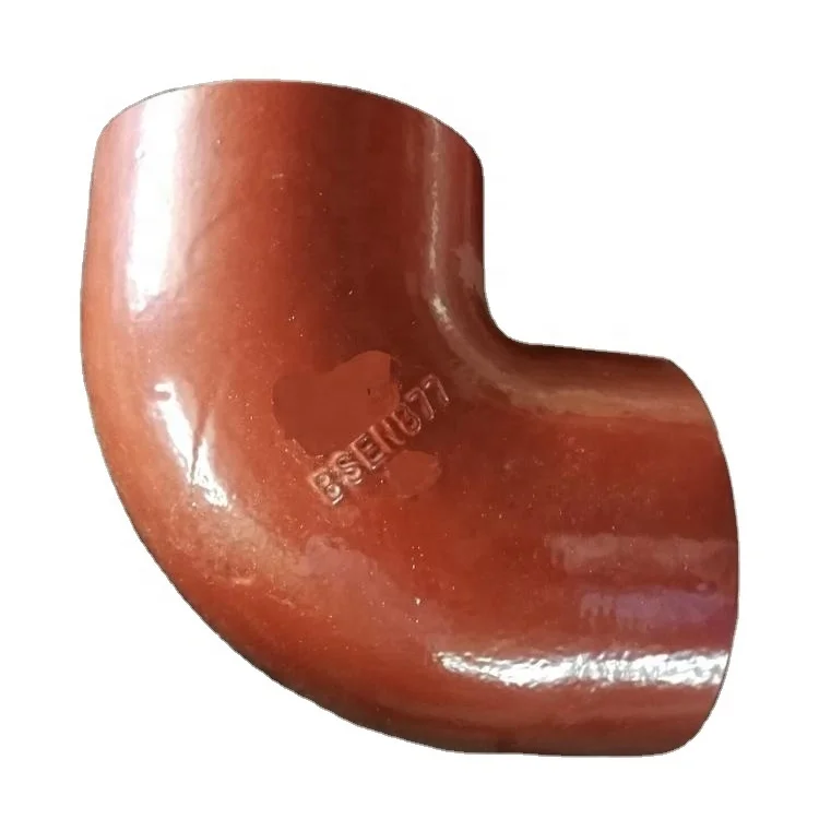 
EN877 cast iron pipe fittings SML pipes large radius bend 88 