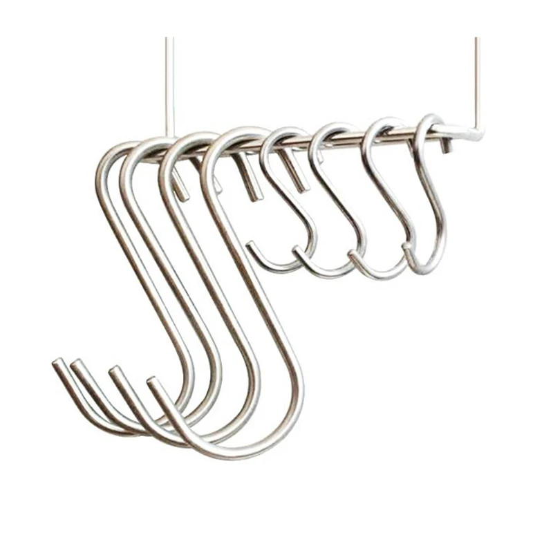 OEM/ODM stainless steel  hanging hooks kitchen utensil hooks wall hooks for hanging